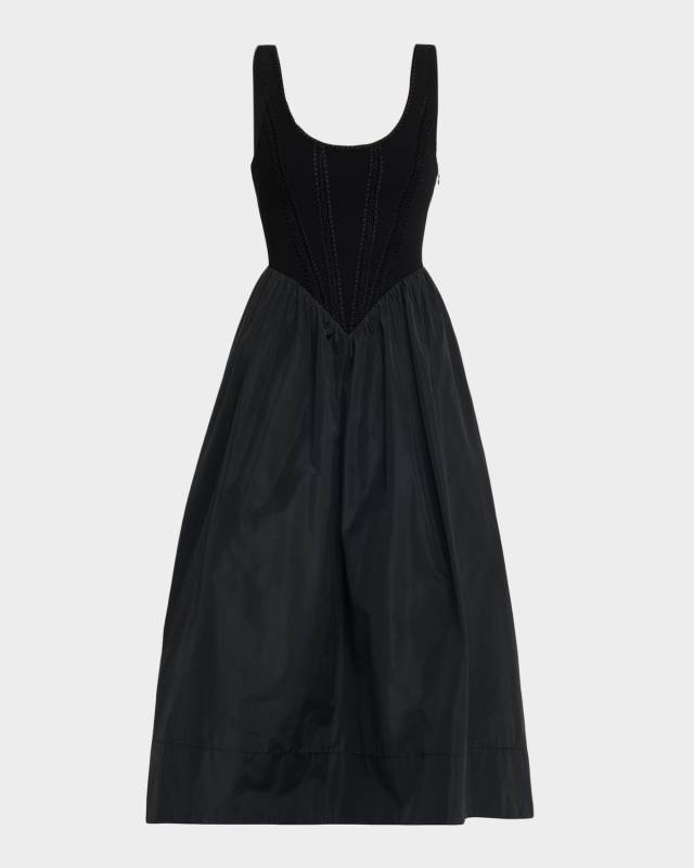 Martay Crochet Corset Midi Dress